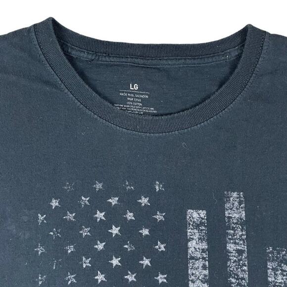 Rustic American Flag T Shirt - Picture 3 of 3